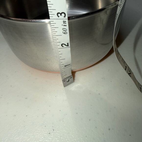 Revere Ware Copper Bottom Vintage 1 qt Saucepot No Lid Stainless Steel USA - Picture 7 of 8